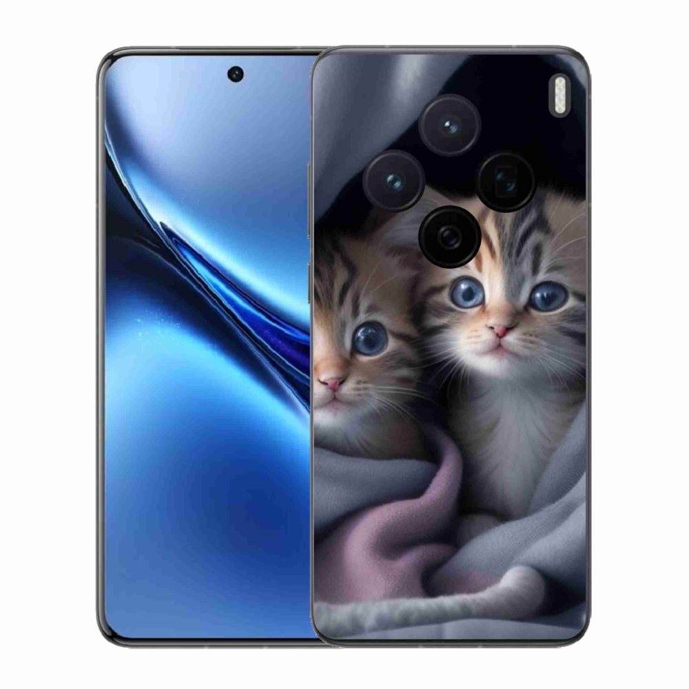 Gelový kryt mmCase na Vivo X200 5G - kočičí duo 2