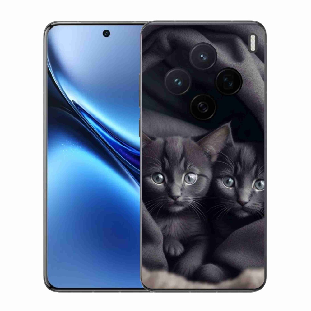 Gelový kryt mmCase na Vivo X200 5G - kočičí duo