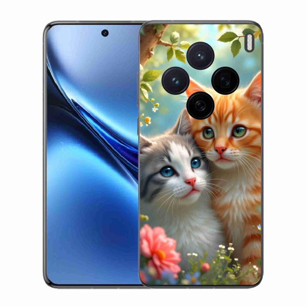 Gelový kryt mmCase na Vivo X200 5G - kočičí láska 2