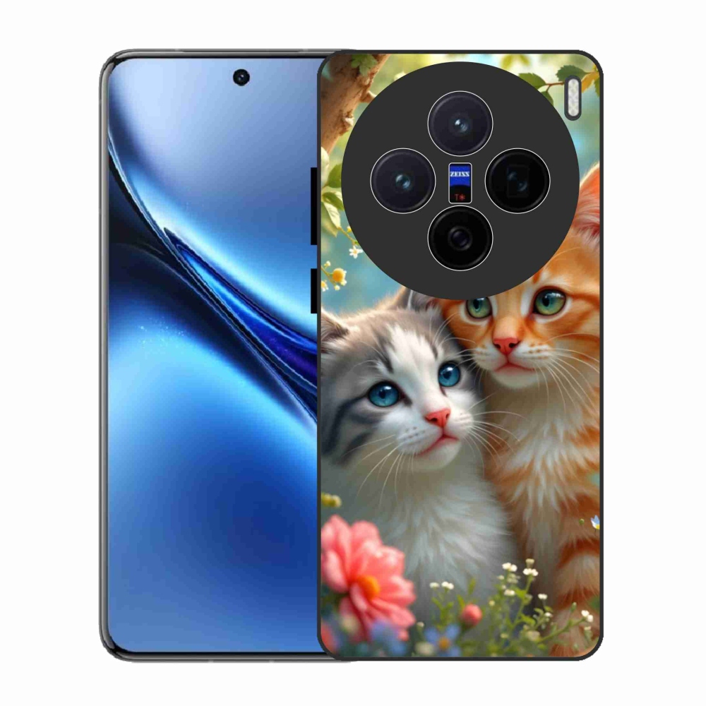 Gelový kryt mmCase na Vivo X200 5G - kočičí láska 2