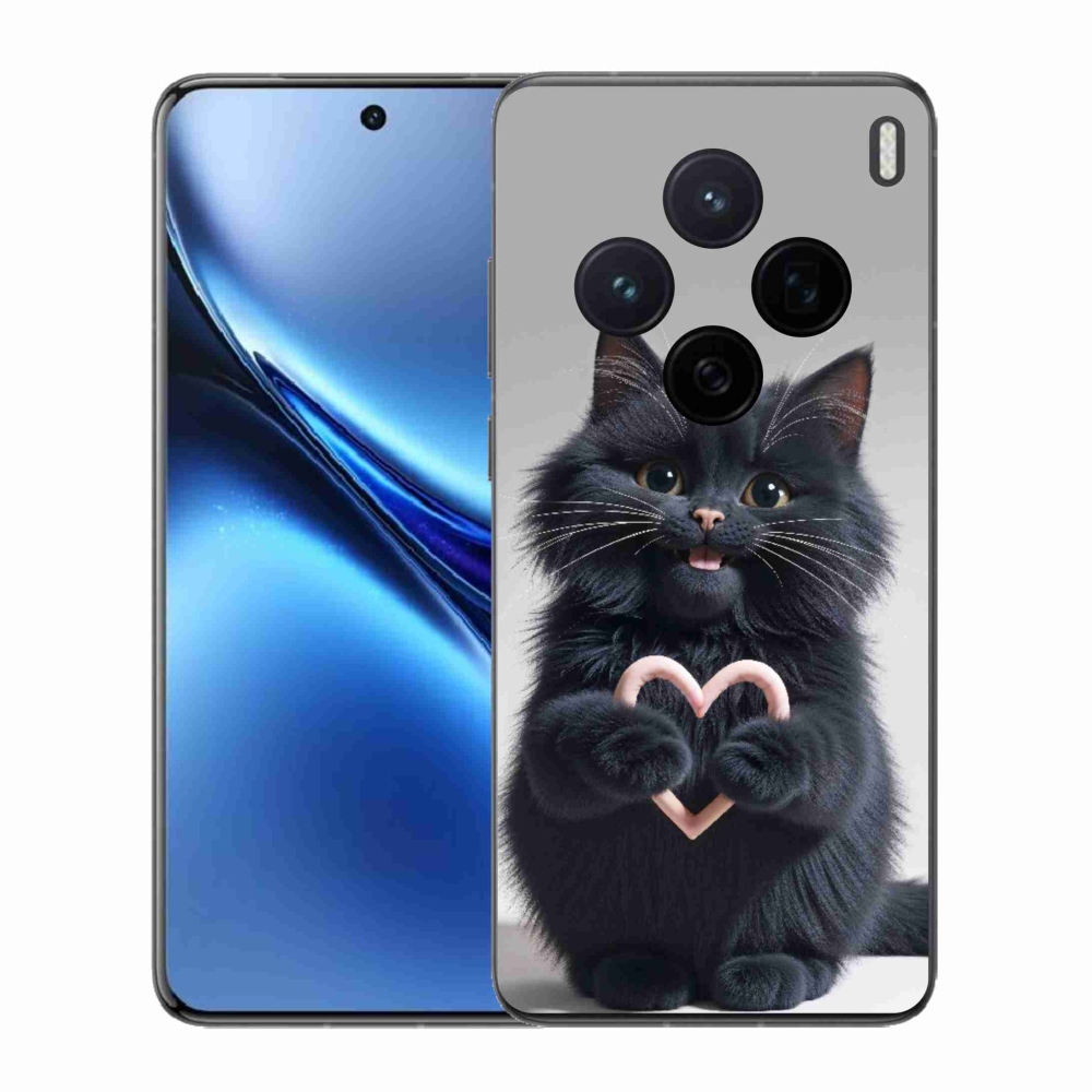 Gelový kryt mmCase na Vivo X200 5G - kočičí láska 3