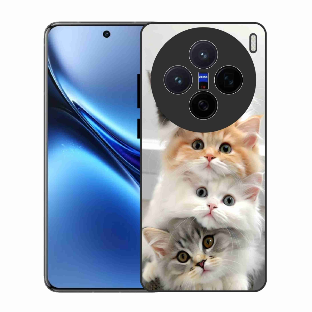 Gelový kryt mmCase na Vivo X200 5G - kočičí parta