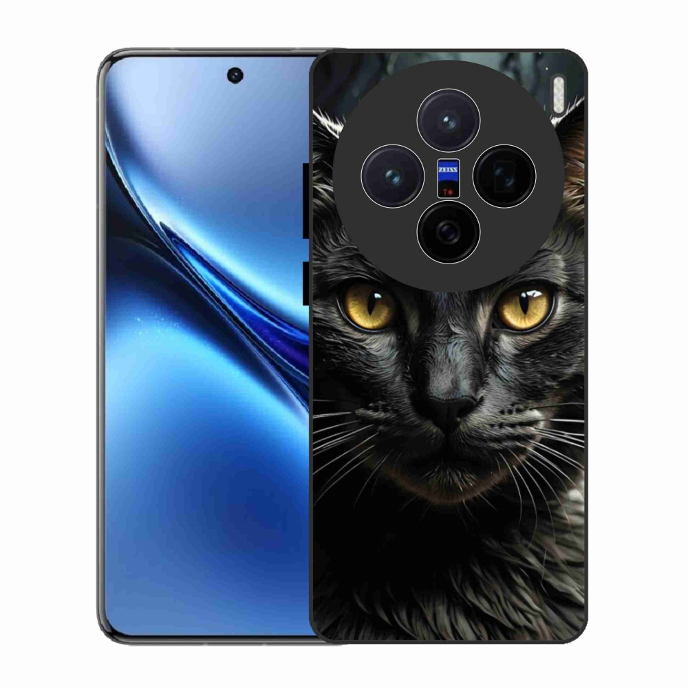 Gelový kryt mmCase na Vivo X200 5G - kočičí pohled 3