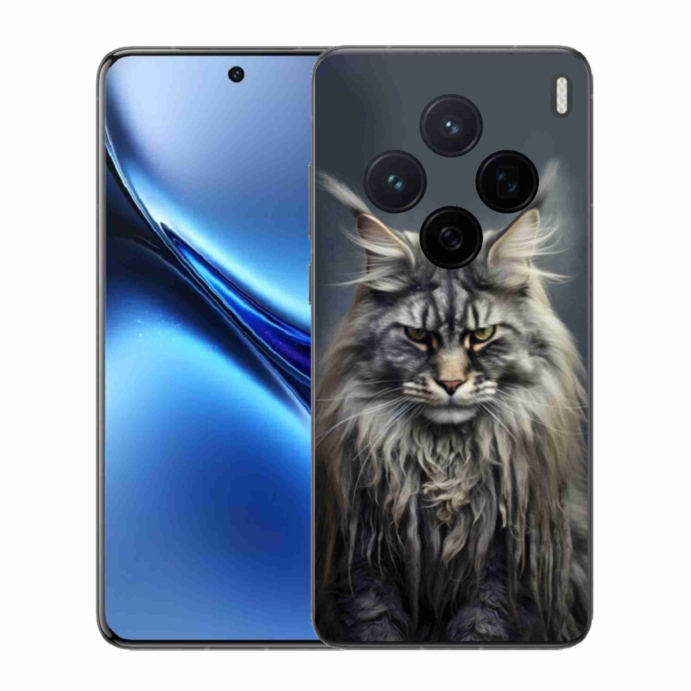 Gelový kryt mmCase na Vivo X200 5G - kočíčí pohled 4