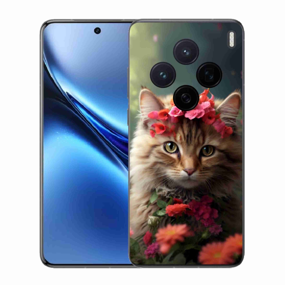 Gelový kryt mmCase na Vivo X200 5G - kočíčí princezna