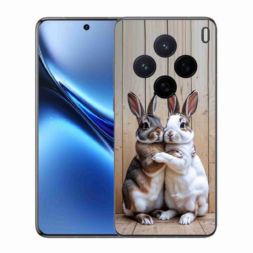 Gelový kryt mmCase na Vivo X200 5G - králičí pár