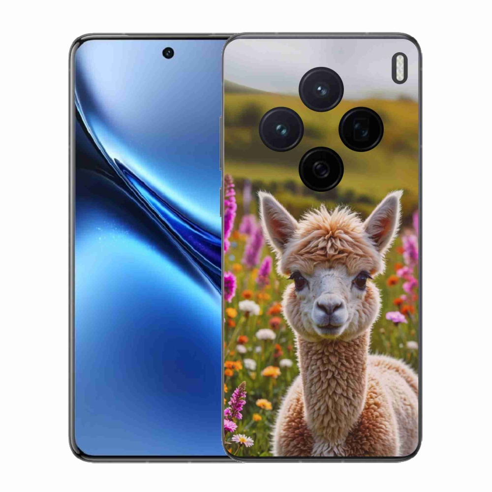 Gelový kryt mmCase na Vivo X200 5G - lama na louce