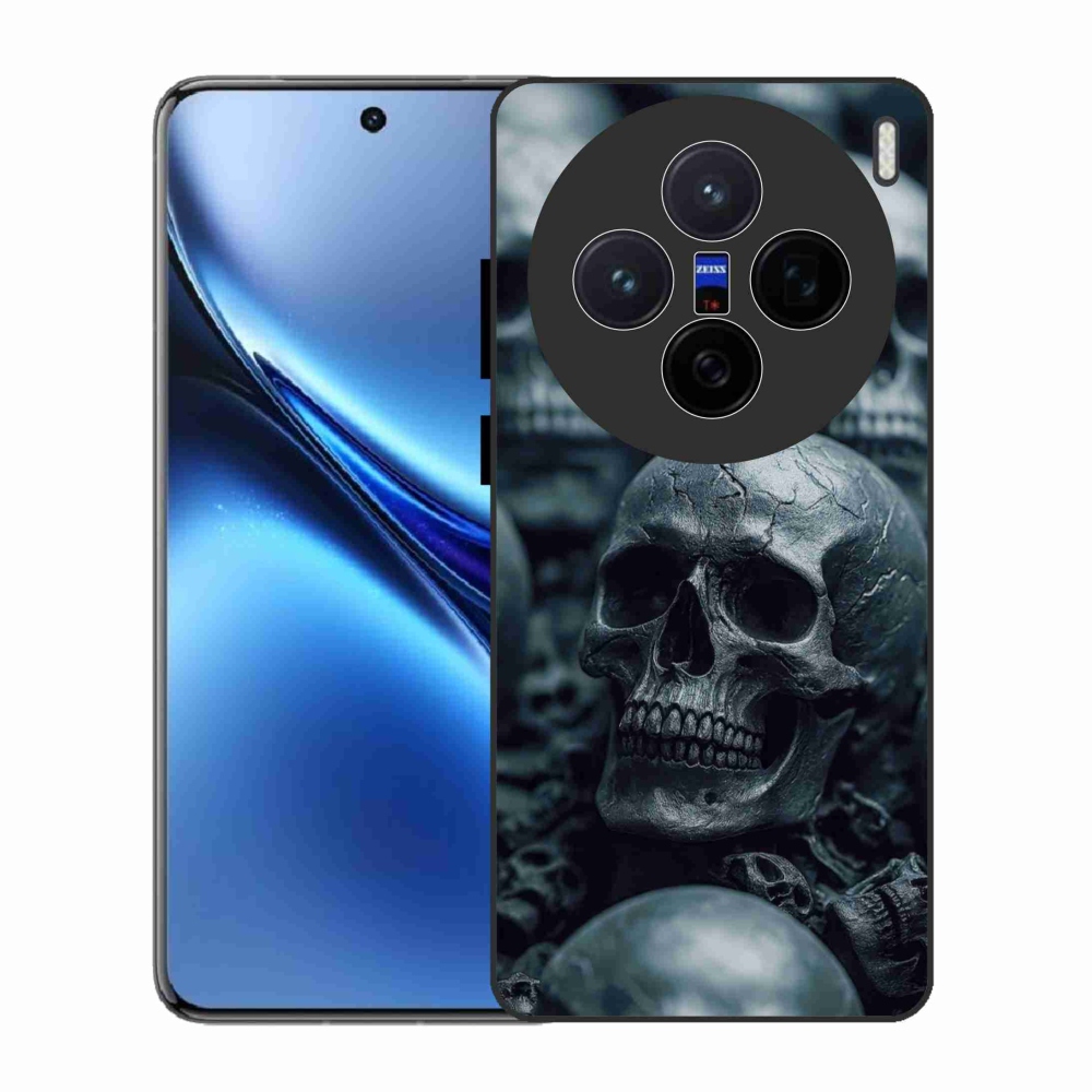 Gelový kryt mmCase na Vivo X200 5G - lebka 2