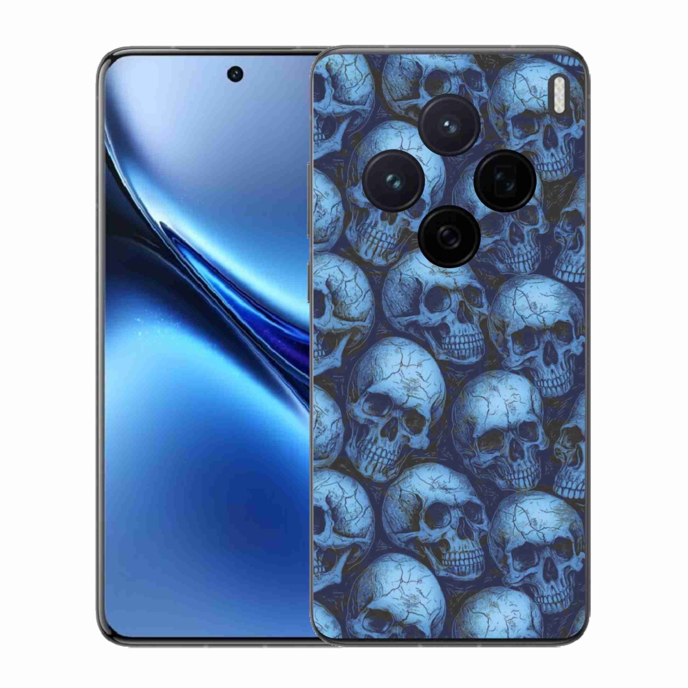 Gelový kryt mmCase na Vivo X200 5G - lebky