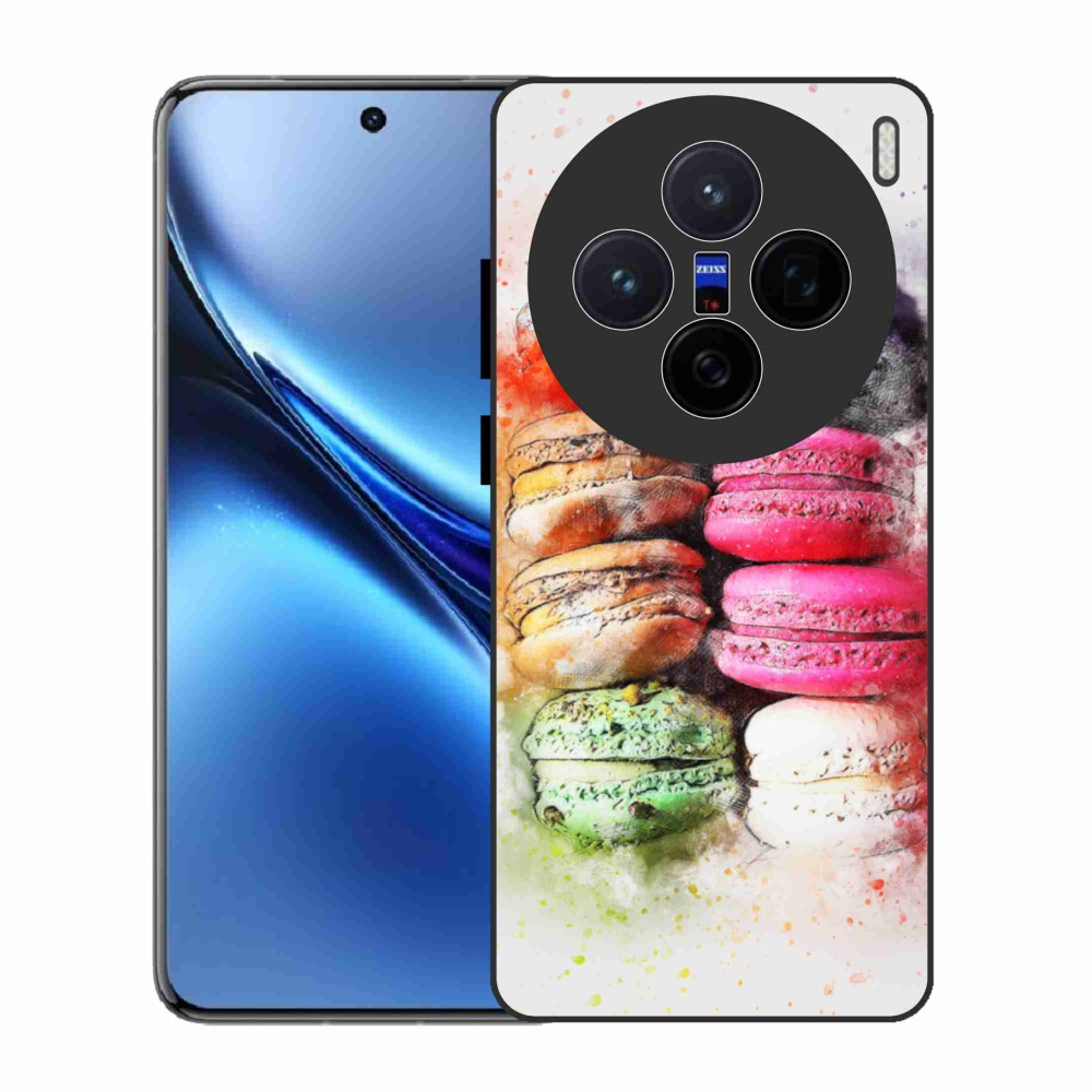 Gelový kryt mmCase na Vivo X200 5G - makrónky