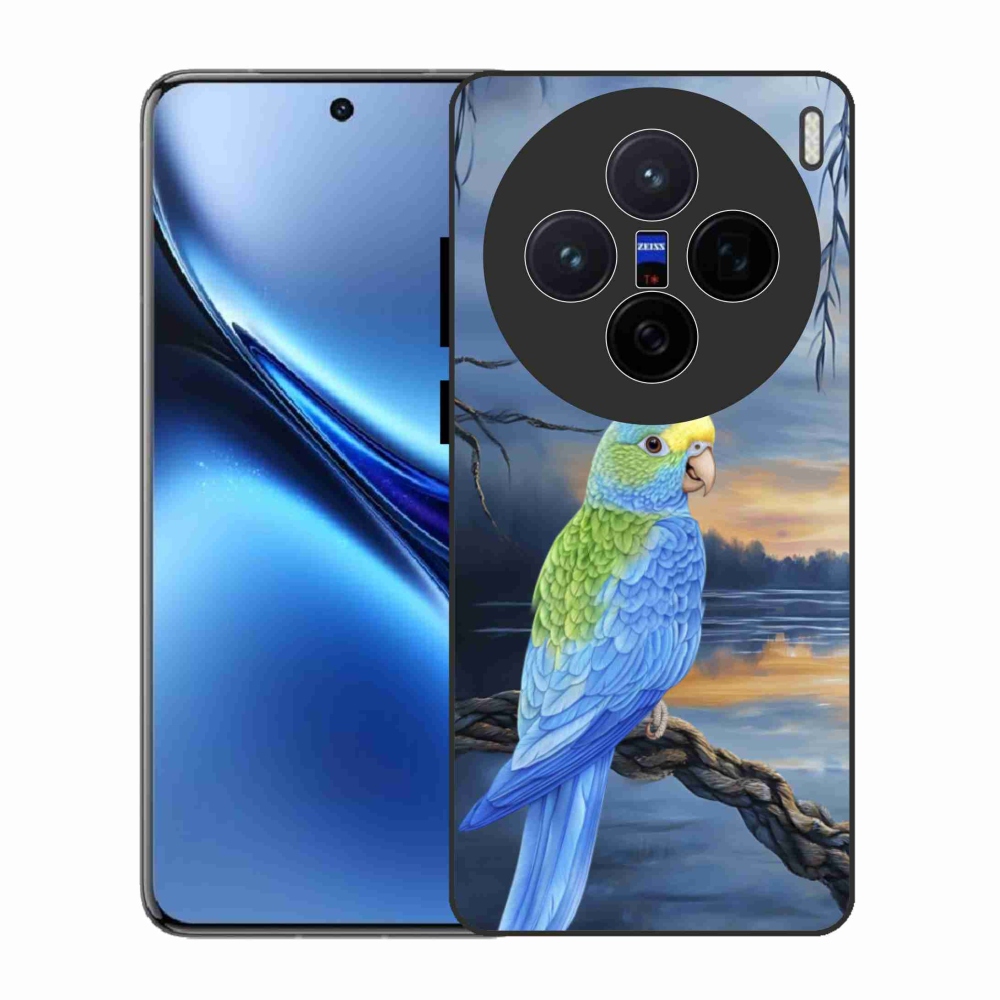 Gelový kryt mmCase na Vivo X200 5G - modrý papoušek