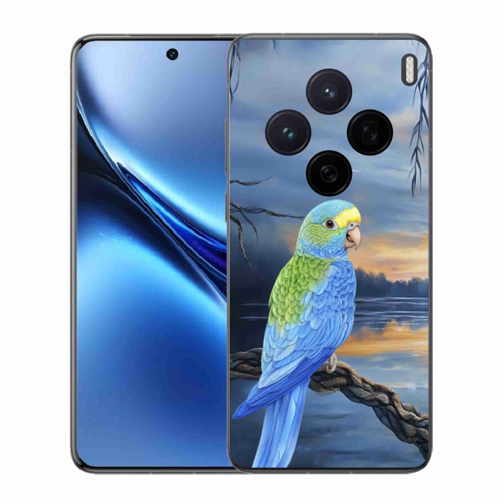 Gelový kryt mmCase na Vivo X200 5G - modrý papoušek