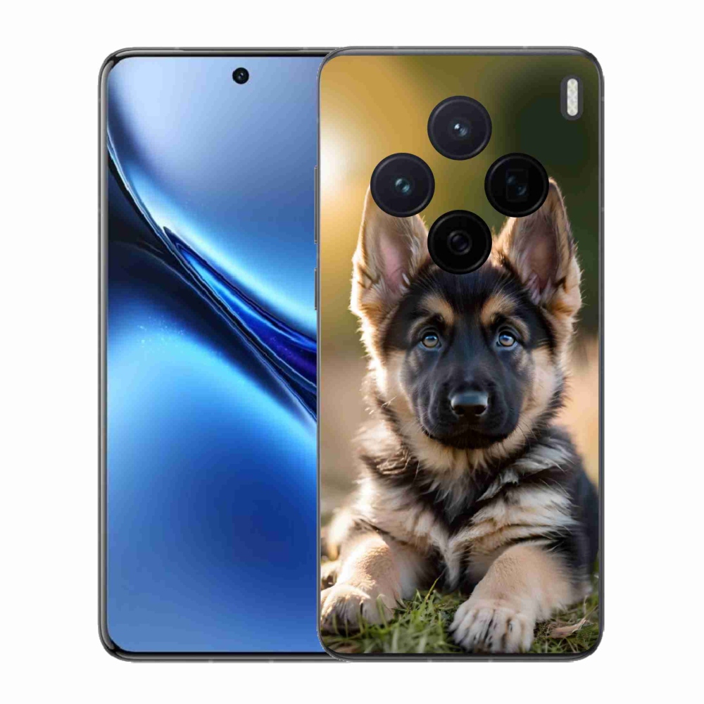 Gelový kryt mmCase na Vivo X200 5G - německý ovčák v přírodě