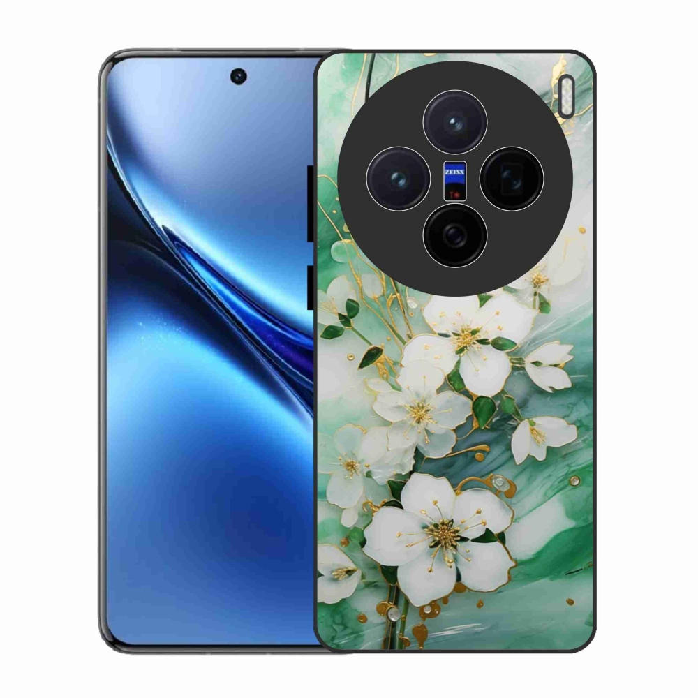 Gelový kryt mmCase na Vivo X200 5G - něžné květy