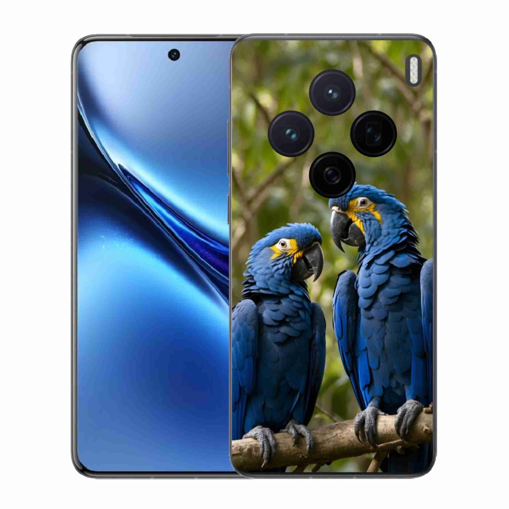Gelový kryt mmCase na Vivo X200 5G - papouščí duo