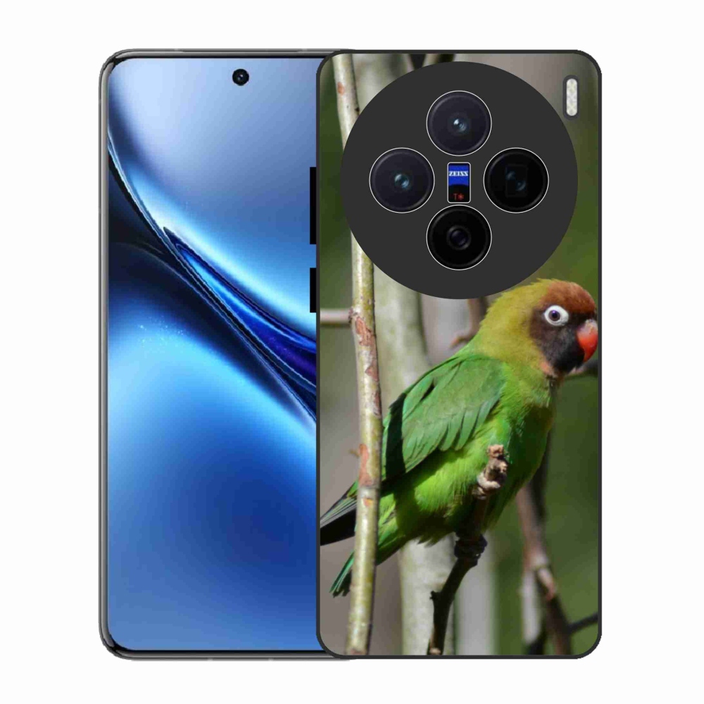 Gelový kryt mmCase na Vivo X200 5G - papoušek agapornis