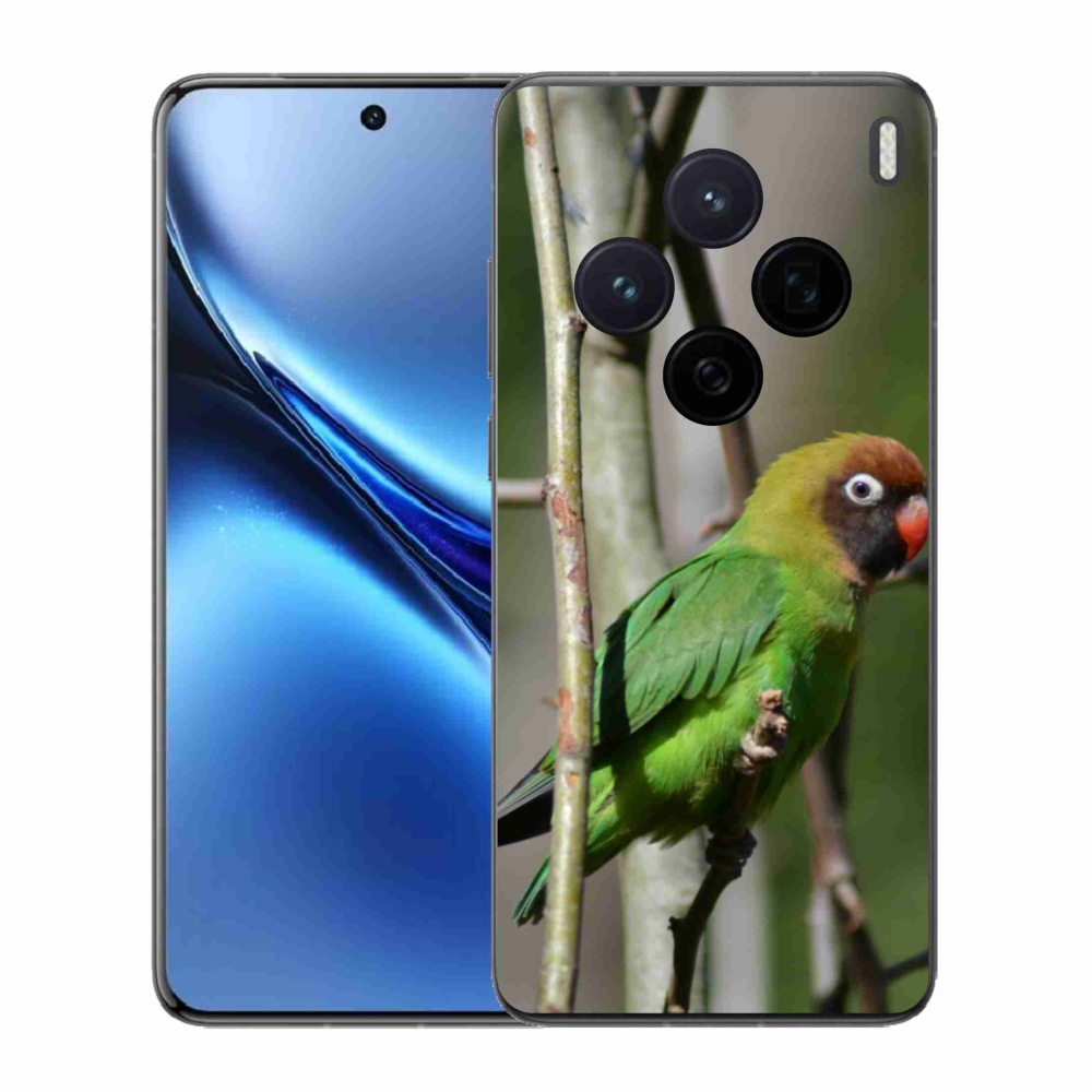 Gelový kryt mmCase na Vivo X200 5G - papoušek agapornis