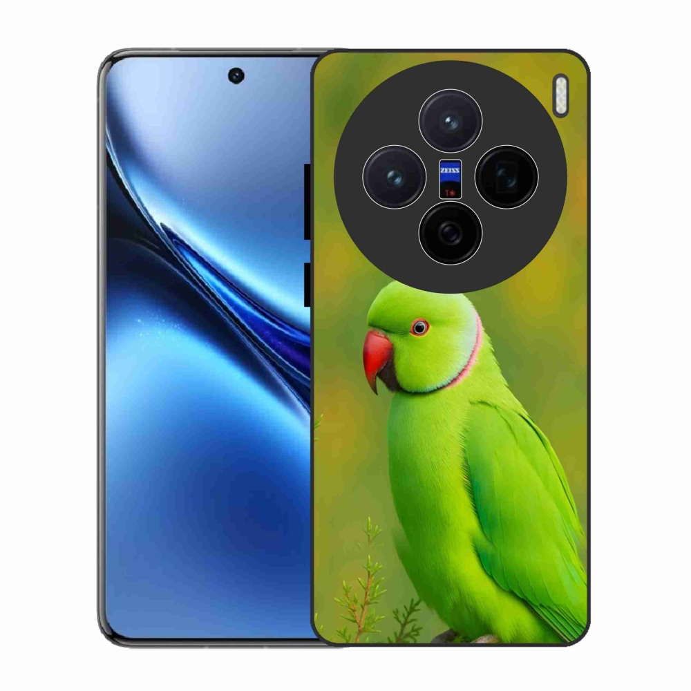 Gelový kryt mmCase na Vivo X200 5G - papoušek alexandr 2