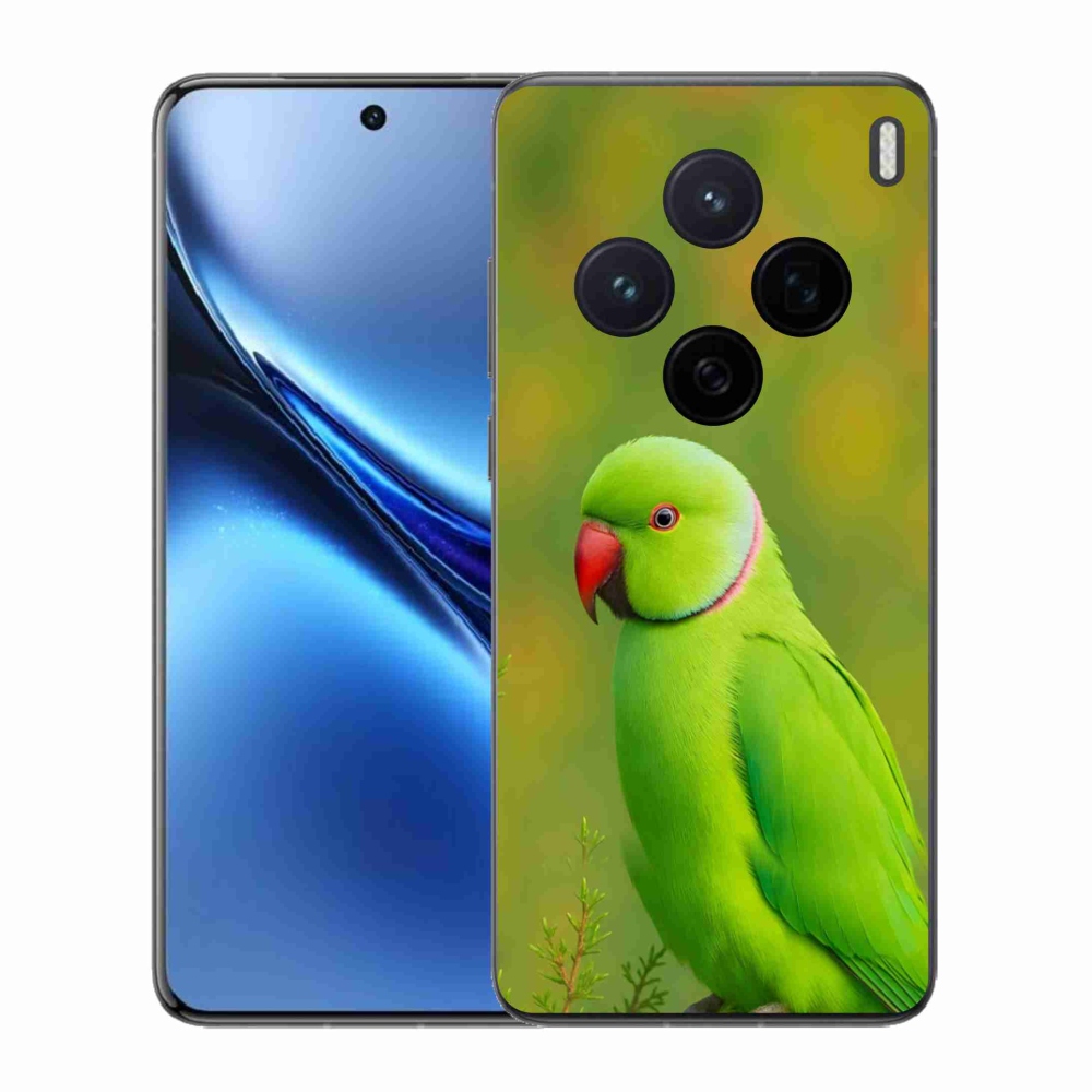 Gelový kryt mmCase na Vivo X200 5G - papoušek alexandr 2