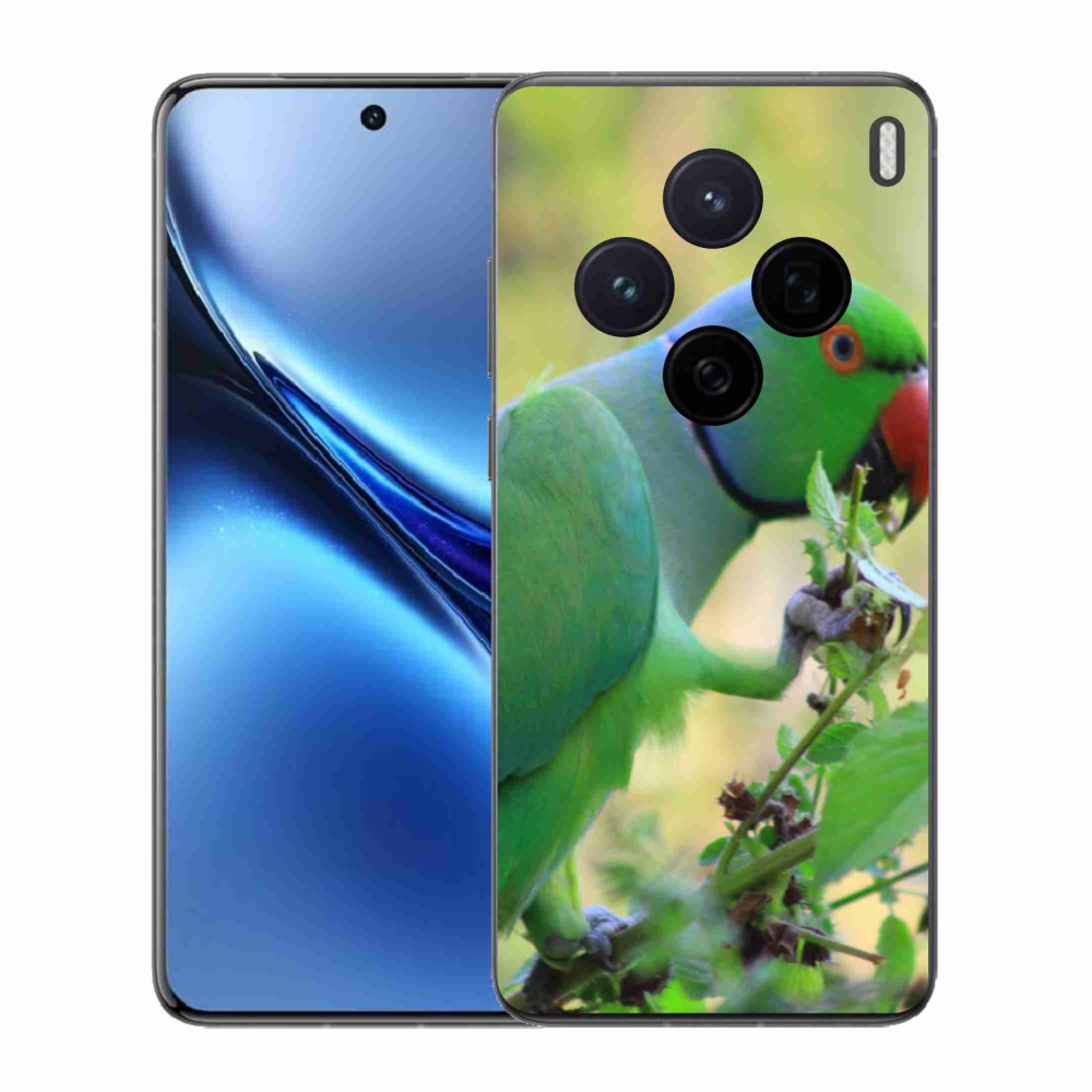 Gelový kryt mmCase na Vivo X200 5G - papoušek alexandr