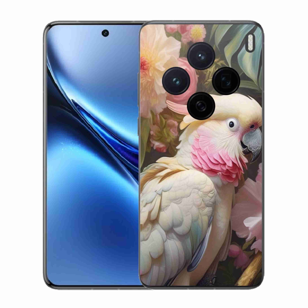 Gelový kryt mmCase na Vivo X200 5G - papoušek kakadu růžový 2