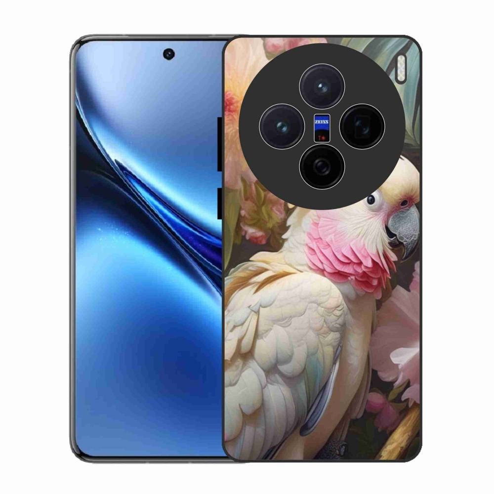 Gelový kryt mmCase na Vivo X200 5G - papoušek kakadu růžový 2