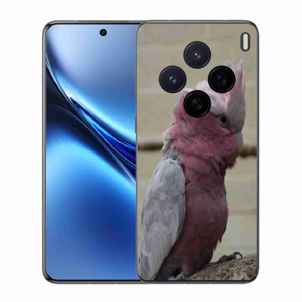 Gelový kryt mmCase na Vivo X200 5G - papoušek kakadu růžový