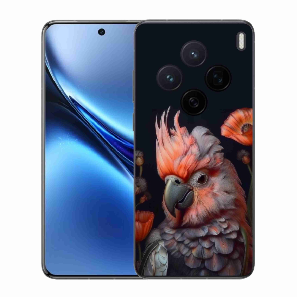 Gelový kryt mmCase na Vivo X200 5G - papoušek kakadu v barvách