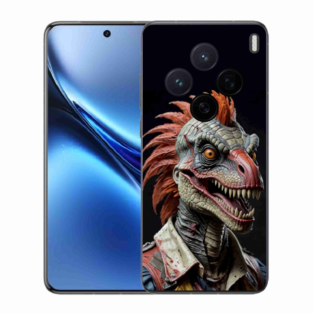 Gelový kryt mmCase na Vivo X200 5G - punk dinosaurus