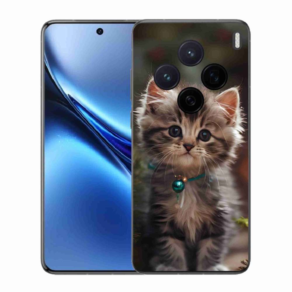 Gelový kryt mmCase na Vivo X200 5G - roztomilé kotě 11