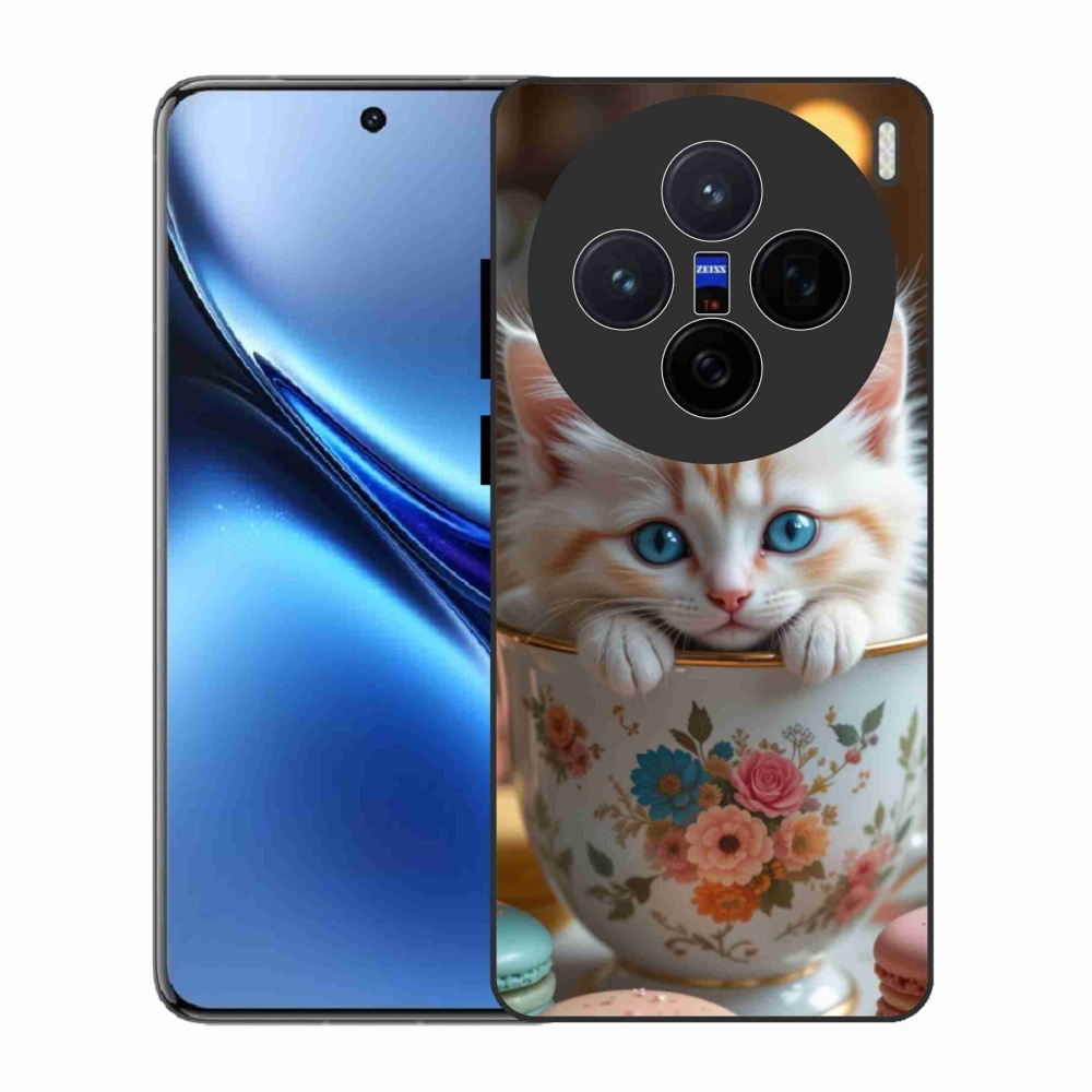 Gelový kryt mmCase na Vivo X200 5G - roztomilé kotě 6