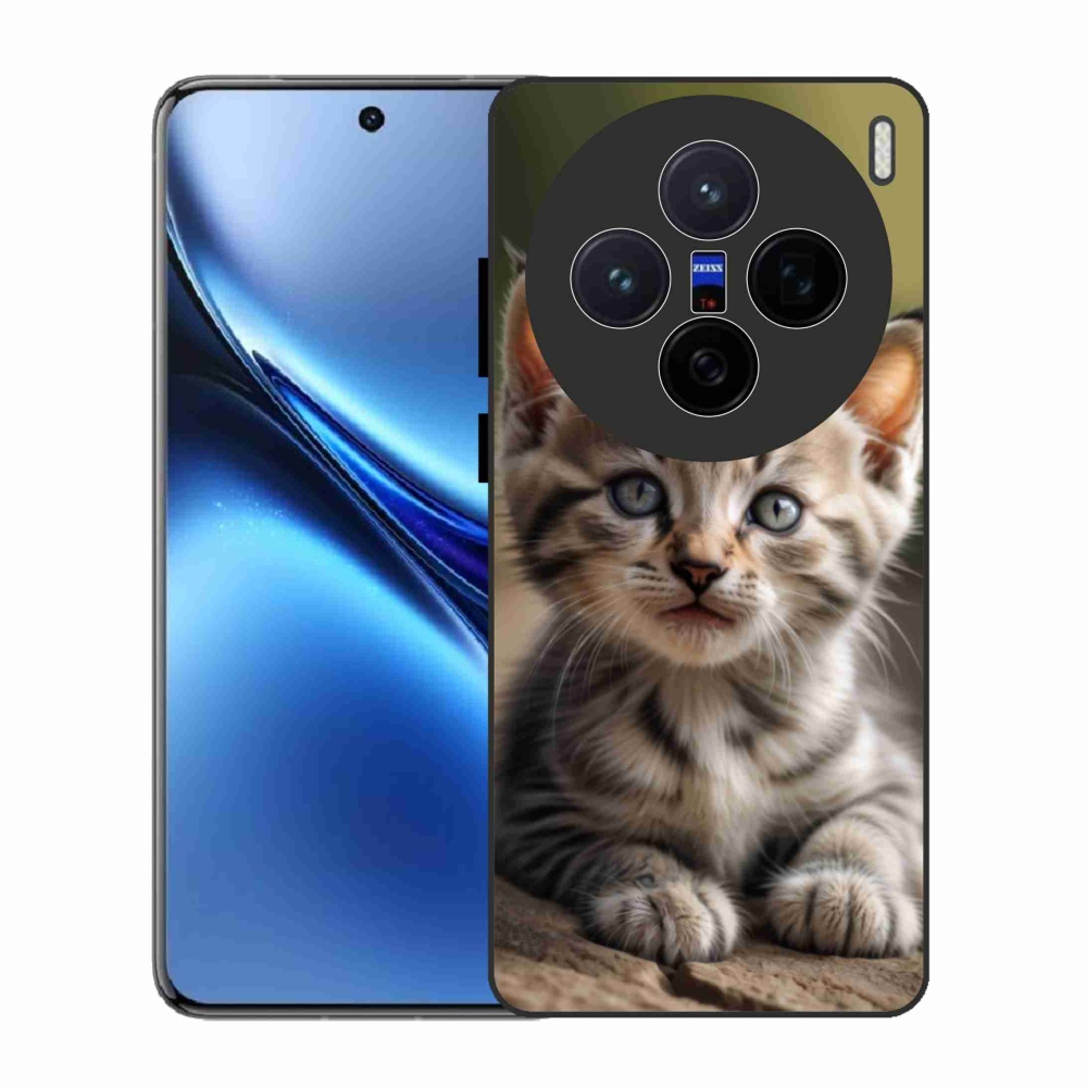 Gelový kryt mmCase na Vivo X200 5G - roztomilé kotě 9