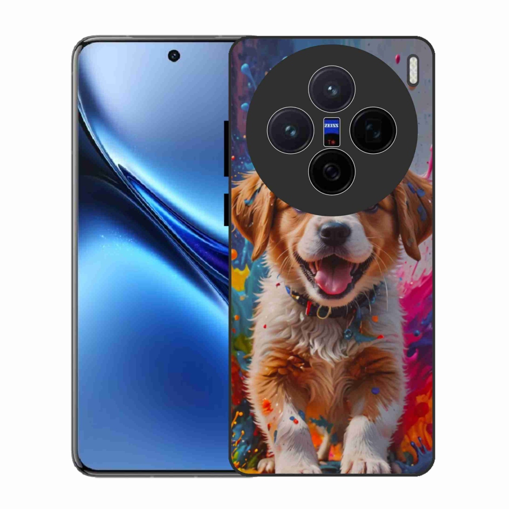 Gelový kryt mmCase na Vivo X200 5G - roztomilé štěně 3
