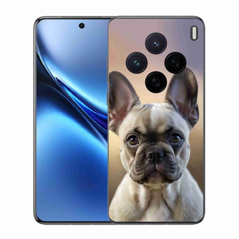 Gelový kryt mmCase na Vivo X200 5G - roztomilý francouzský buldoček