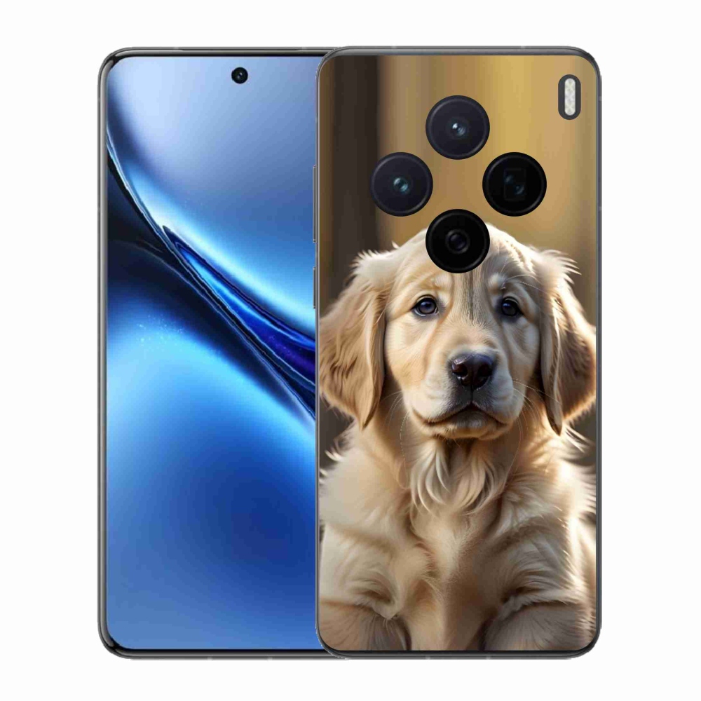 Gelový kryt mmCase na Vivo X200 5G - roztomilý zlatý retrívr