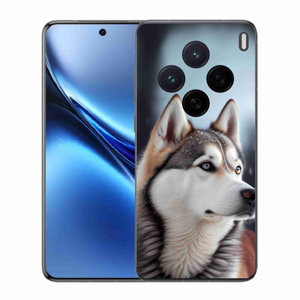 Gelový kryt mmCase na Vivo X200 5G - sibiřský husky