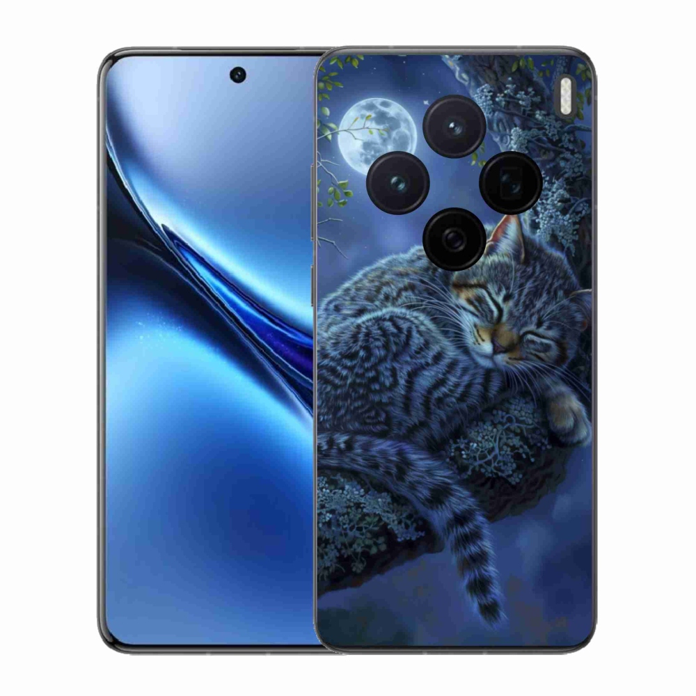 Gelový kryt mmCase na Vivo X200 5G - spící kočka