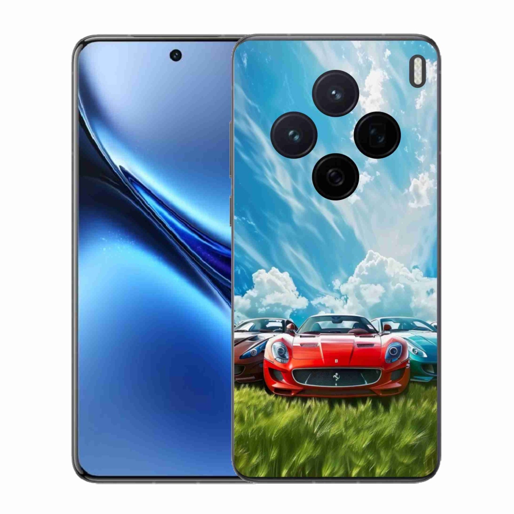 Gelový kryt mmCase na Vivo X200 5G - sportovní vozy