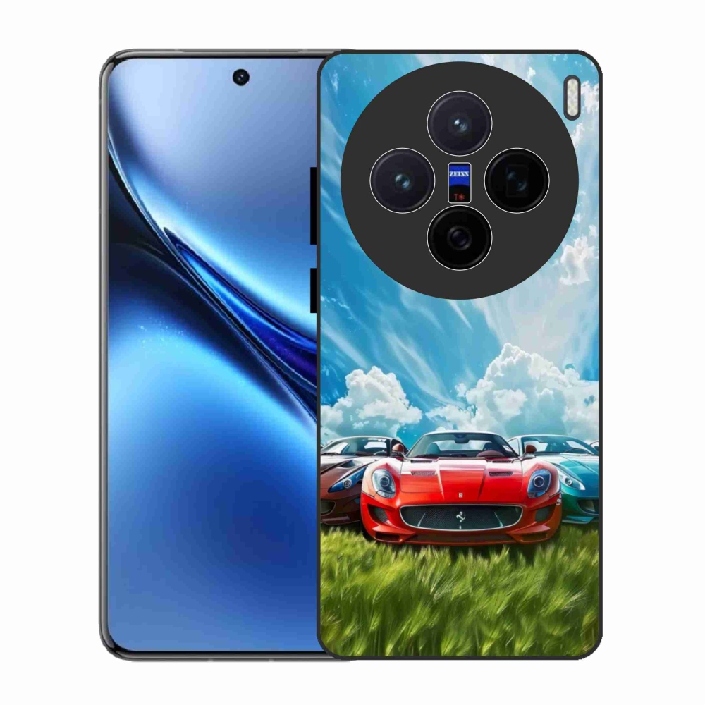 Gelový kryt mmCase na Vivo X200 5G - sportovní vozy