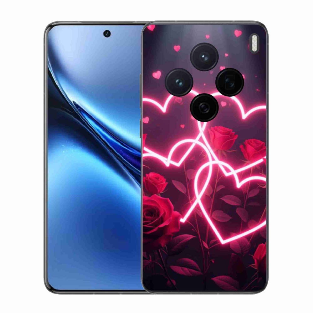 Gelový kryt mmCase na Vivo X200 5G - srdce lásky