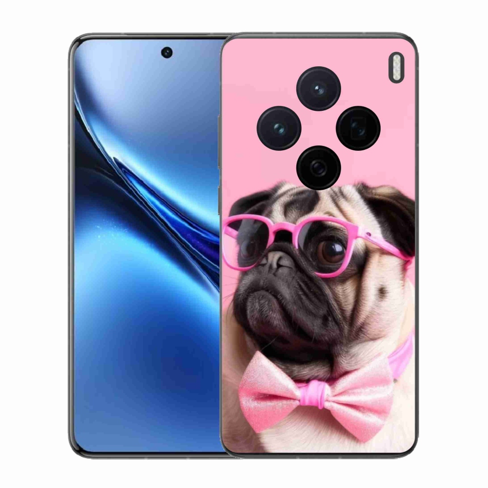 Gelový kryt mmCase na Vivo X200 5G - stylový mops