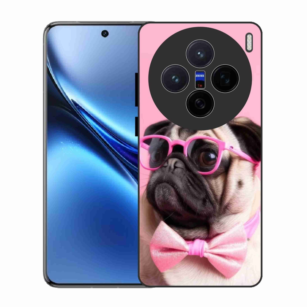 Gelový kryt mmCase na Vivo X200 5G - stylový mops