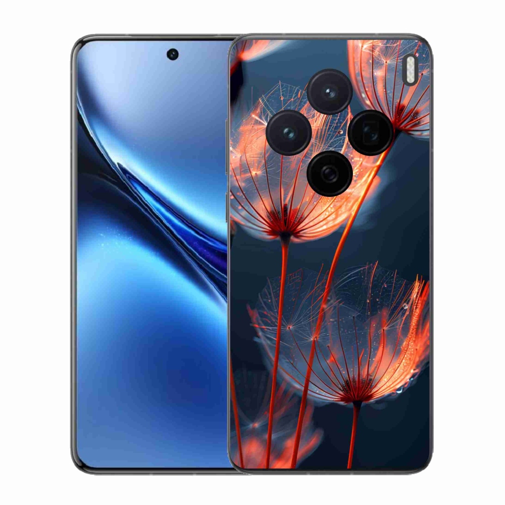 Gelový kryt mmCase na Vivo X200 5G - světélkující chmýří