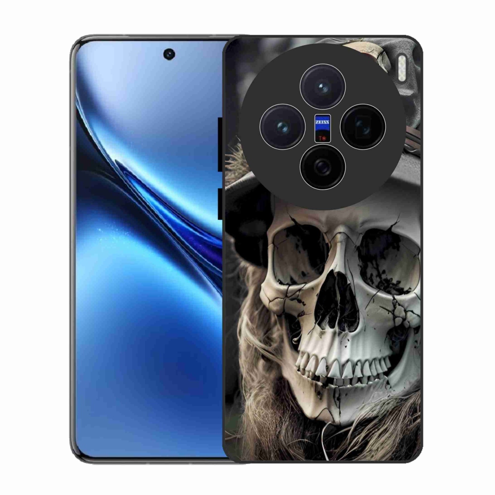 Gelový kryt mmCase na Vivo X200 5G - temná lebka