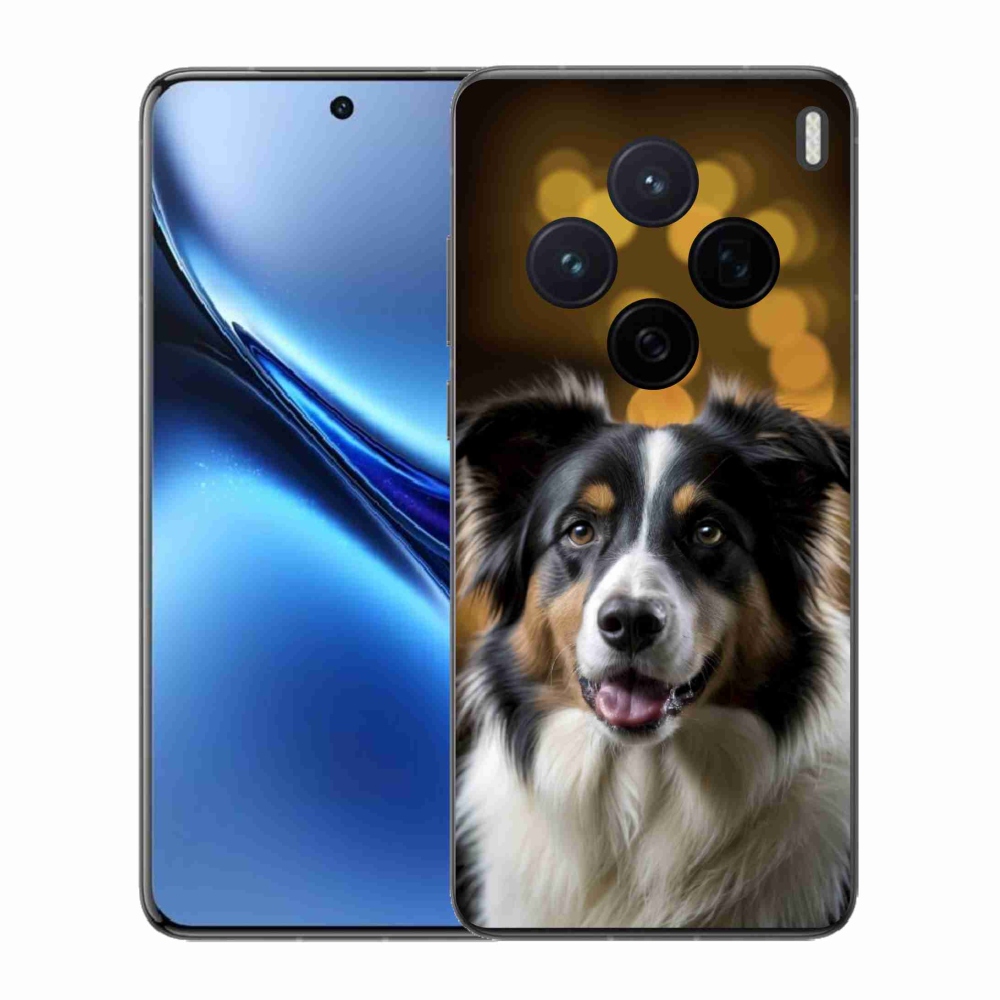 Gelový kryt mmCase na Vivo X200 5G - usměvavý australský ovčák
