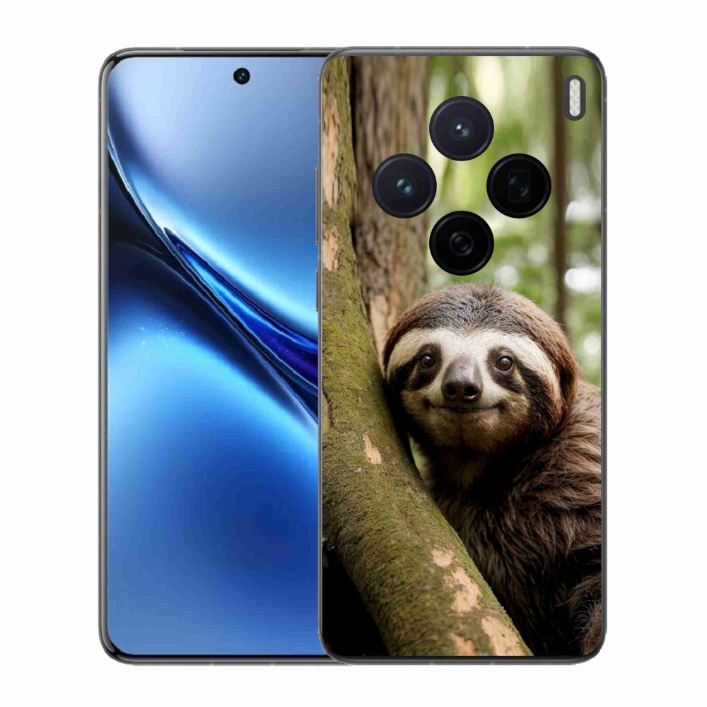 Gelový kryt mmCase na Vivo X200 5G - usměvavý lenochod