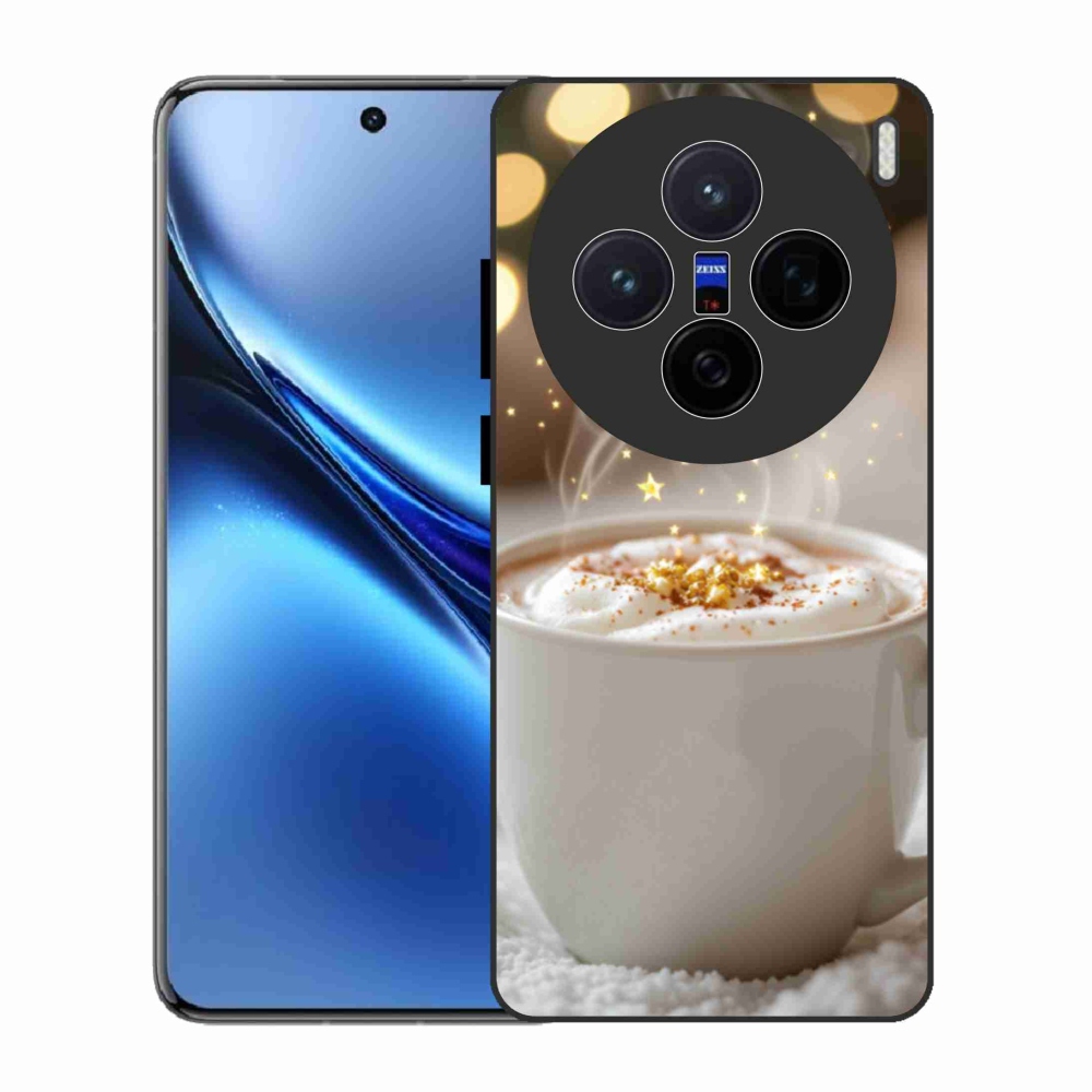 Gelový kryt mmCase na Vivo X200 5G - vánoční horký nápoj