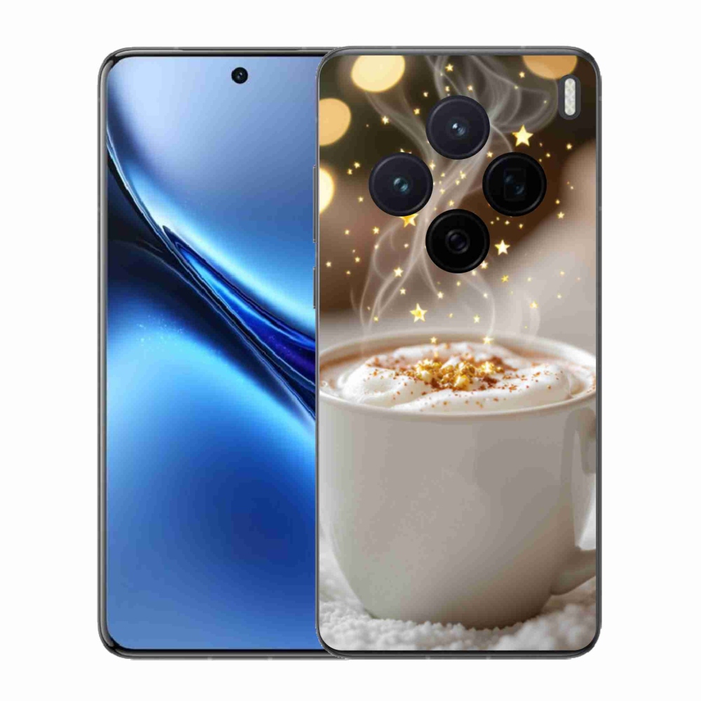 Gelový kryt mmCase na Vivo X200 5G - vánoční horký nápoj