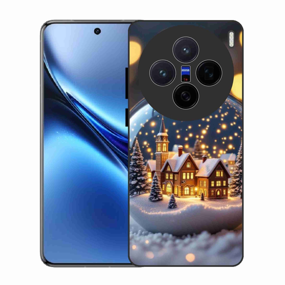 Gelový kryt mmCase na Vivo X200 5G - vánoční koule 4