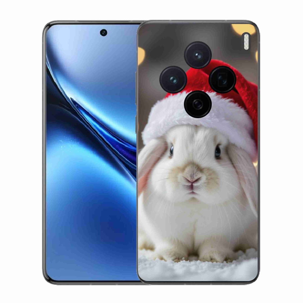 Gelový kryt mmCase na Vivo X200 5G - vánoční králík